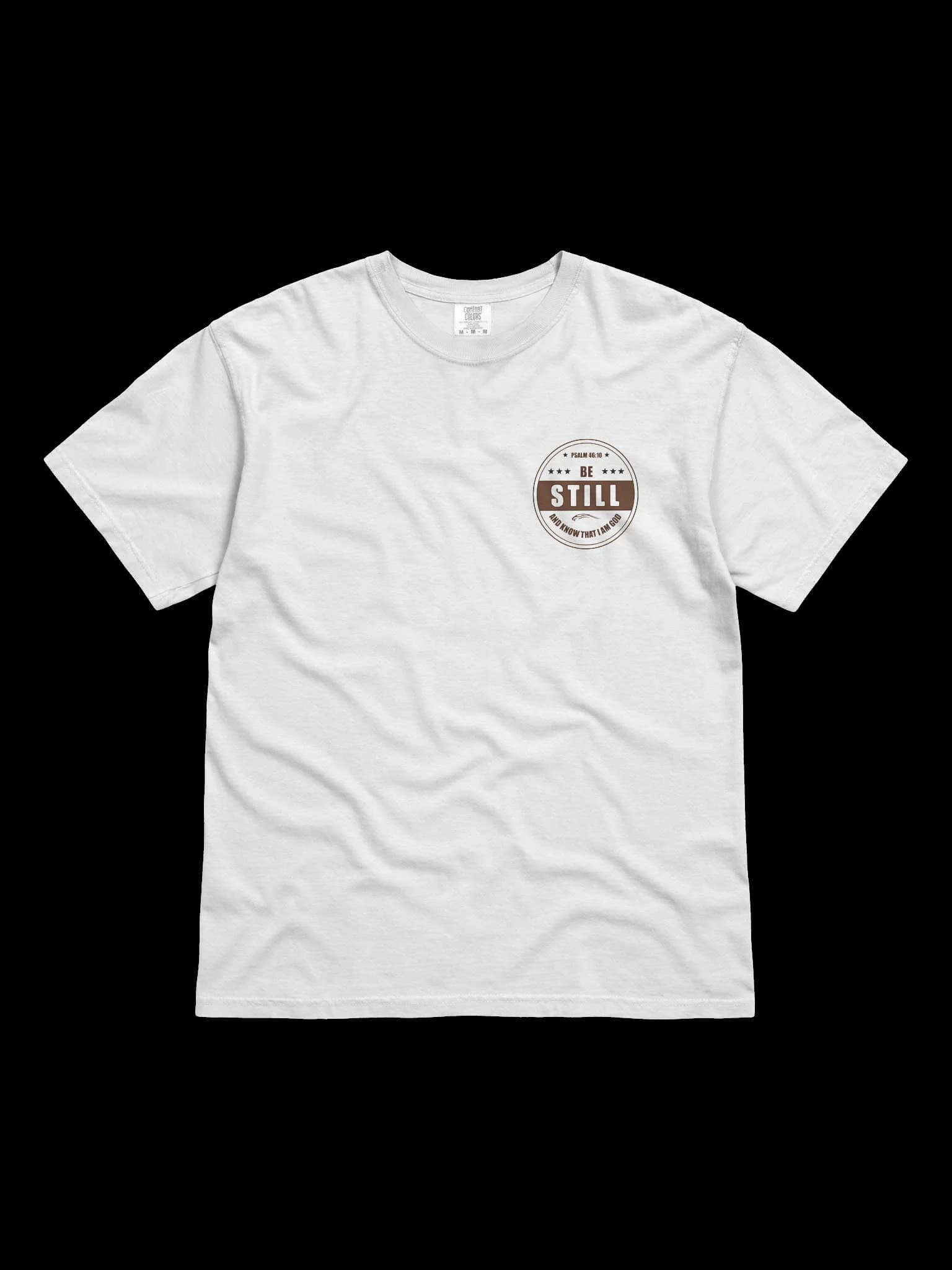 Be Still Emblem Comfort Tee